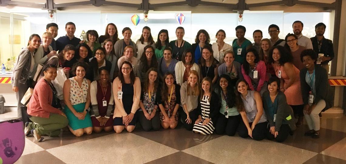 Group photo of the members of the Pediatric Residency Program's Societies