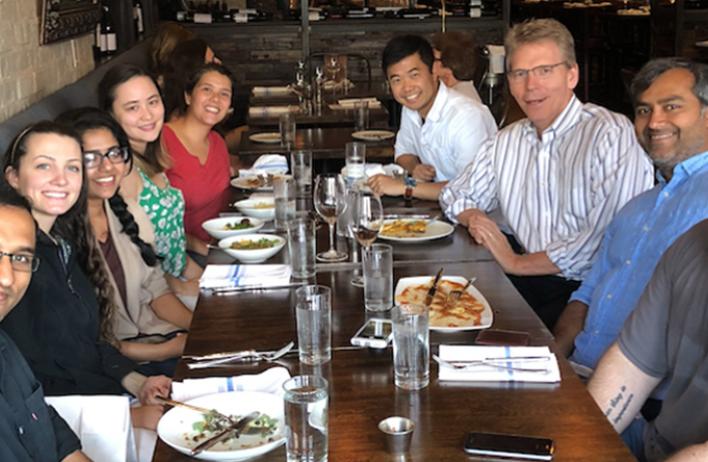 Lab Lunch The Cooper lab lunch and celebration of the publication of Ginny Morriss' paper.